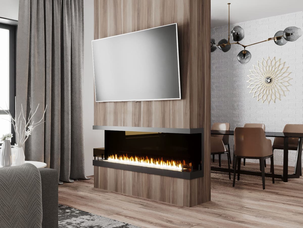 Биокамин "Русский огонь" Честер Фронт 1200 с декоративным стеклом (стемалитом) по цене 51 920 руб.