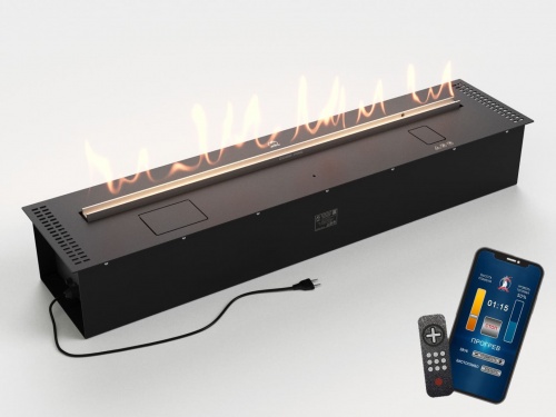 Автоматический биокамин Lux Fire Smart Flame 1200 RC Black Автоматический биокамин Lux Fire Smart Flame 1200 RC Black