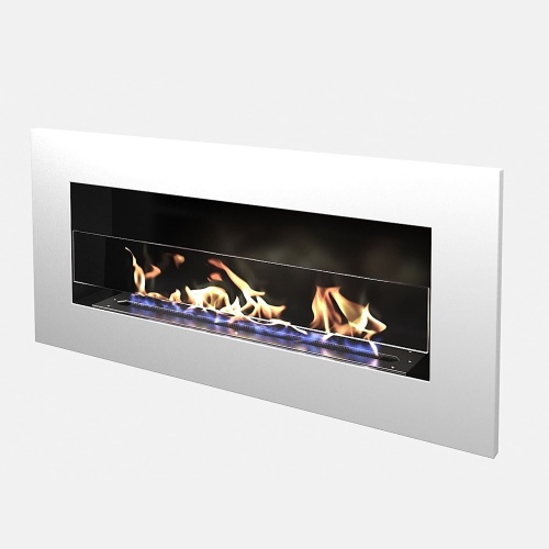 Биокамин "Русский огонь" Блонд 1200V встраиваемый с декоративным стеклом (стемалитом)