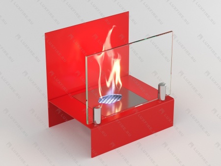 Настольный биокамин Lux Fire "Афиша" S (красный) по цене 8 228 руб.
